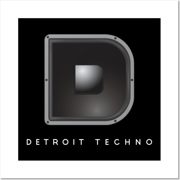 Detroit Techno Speaker Wall Art by Blasé Splee Design : Detroit